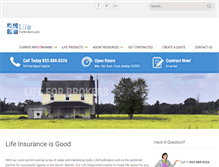 Tablet Screenshot of lifeforbrokers.com